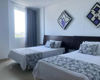 阿爾塔瑪公寓酒店 - 喀他基那 - 卡塔赫納 - 臥室