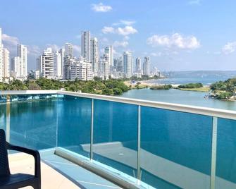 Charming 2BR apartment with terrace in El Laguito - Cartagena de Indias - Piscina
